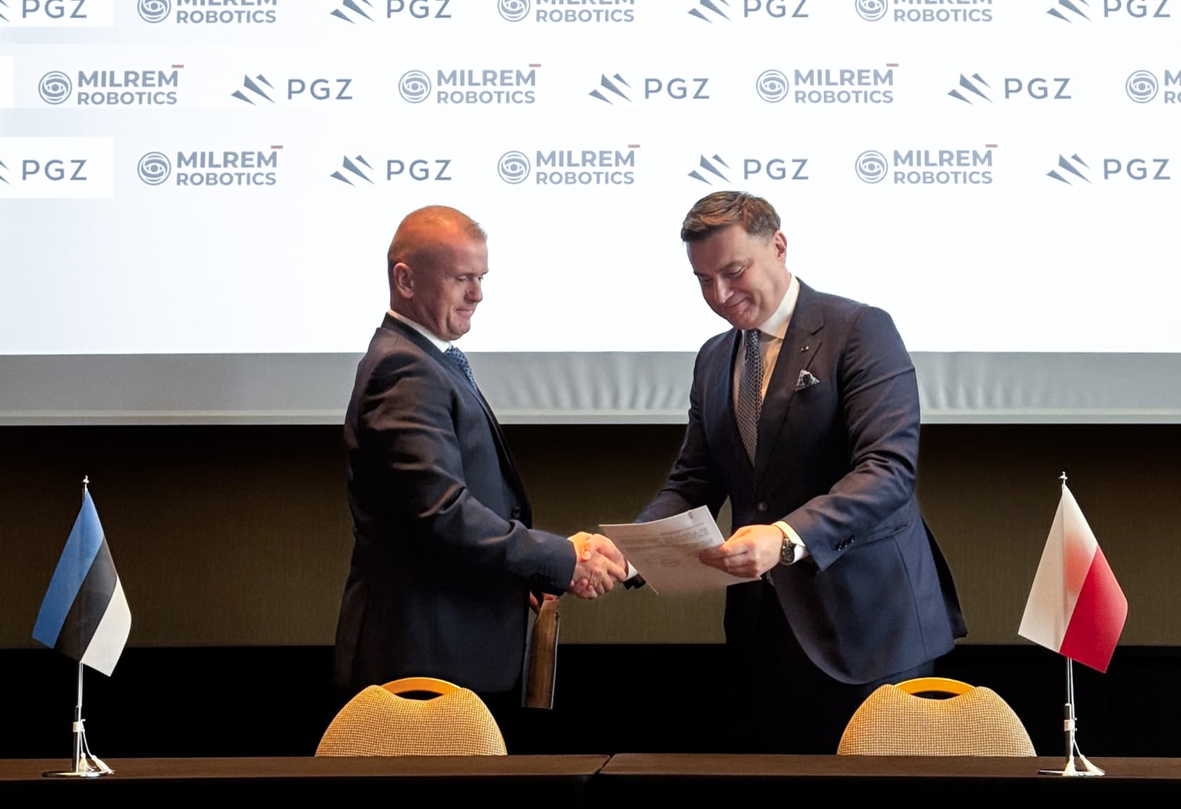 Milrem Robotics and Poland's PGZ sign defence cooperation agreement