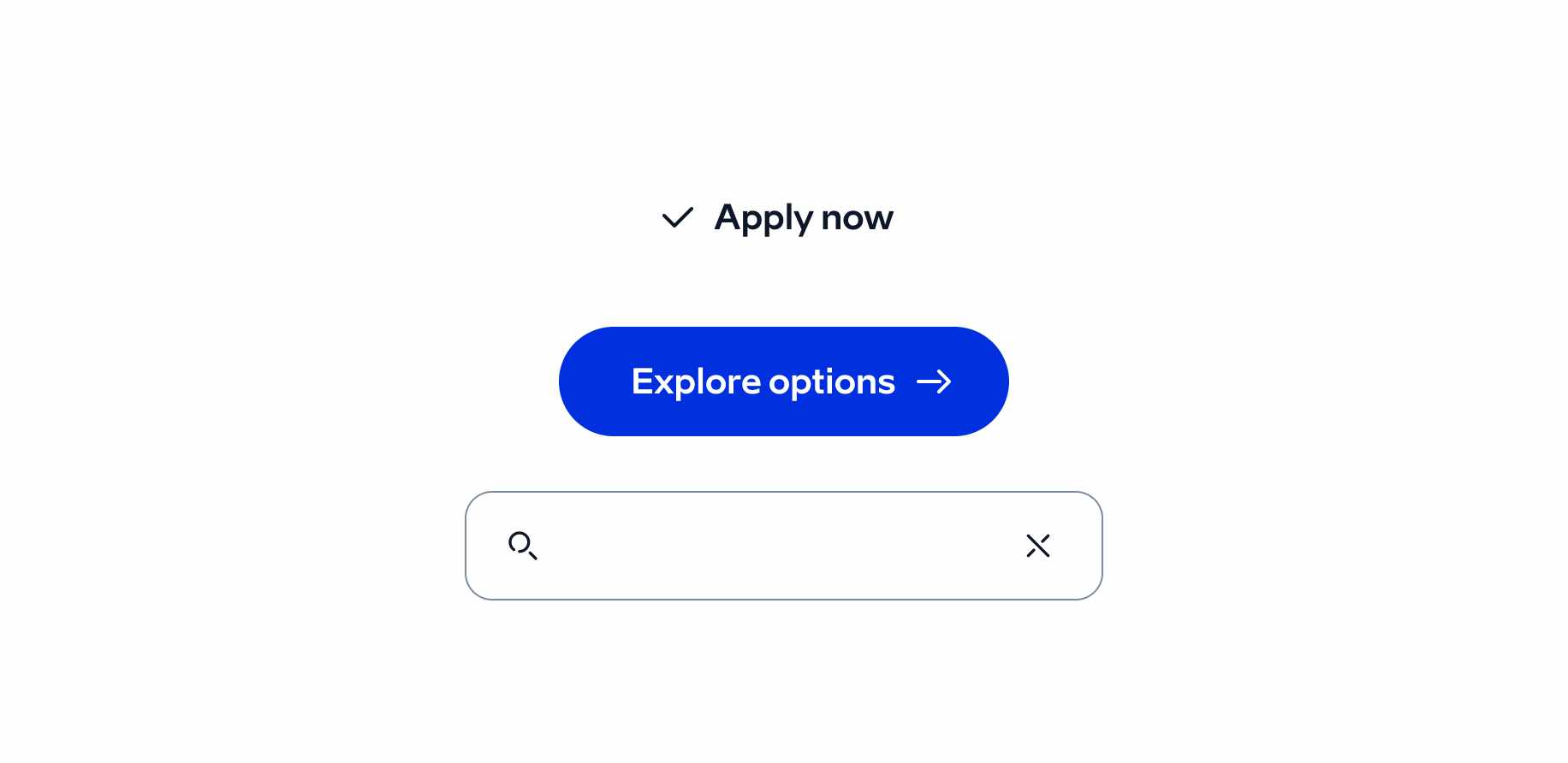 Navigation and buttons