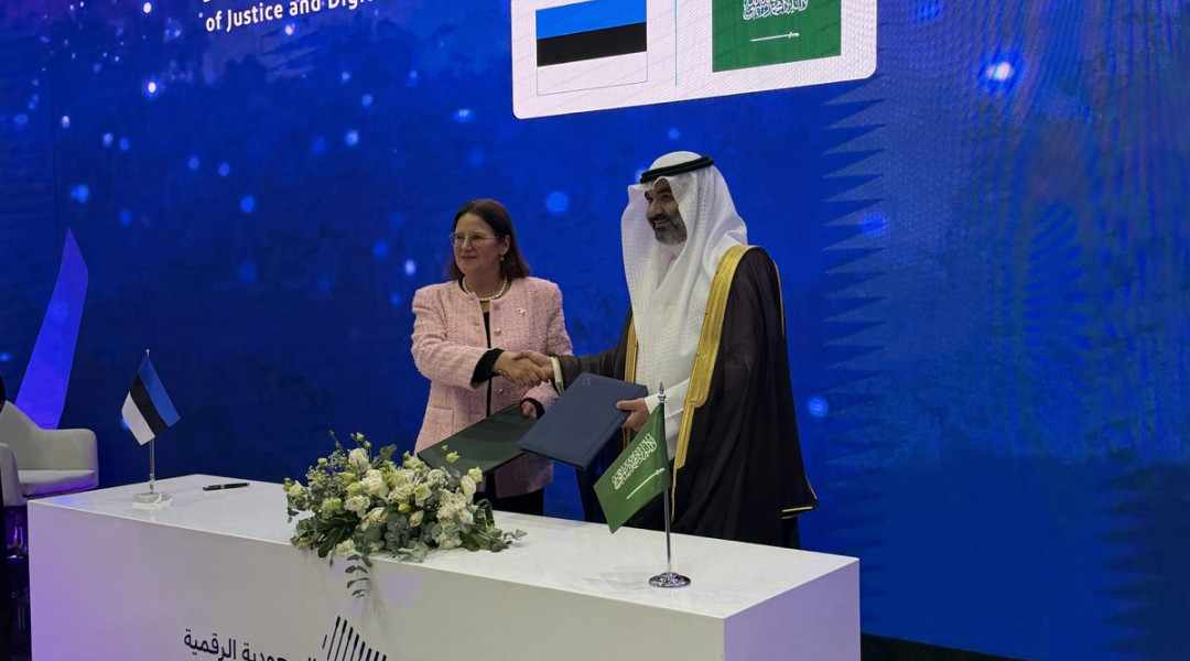 Digital cooperation between Estonia and Saudi Arabia at LEAP 2026