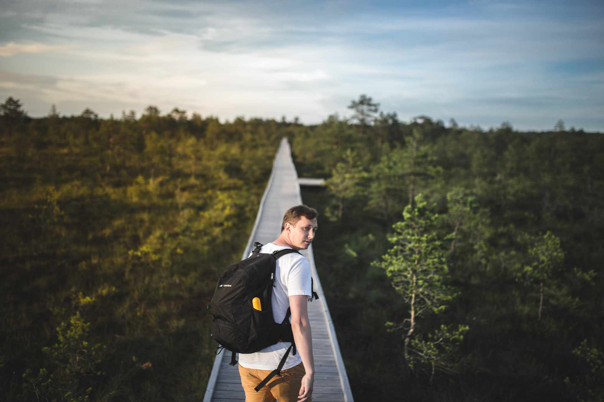 252928 Hiking in Bog
